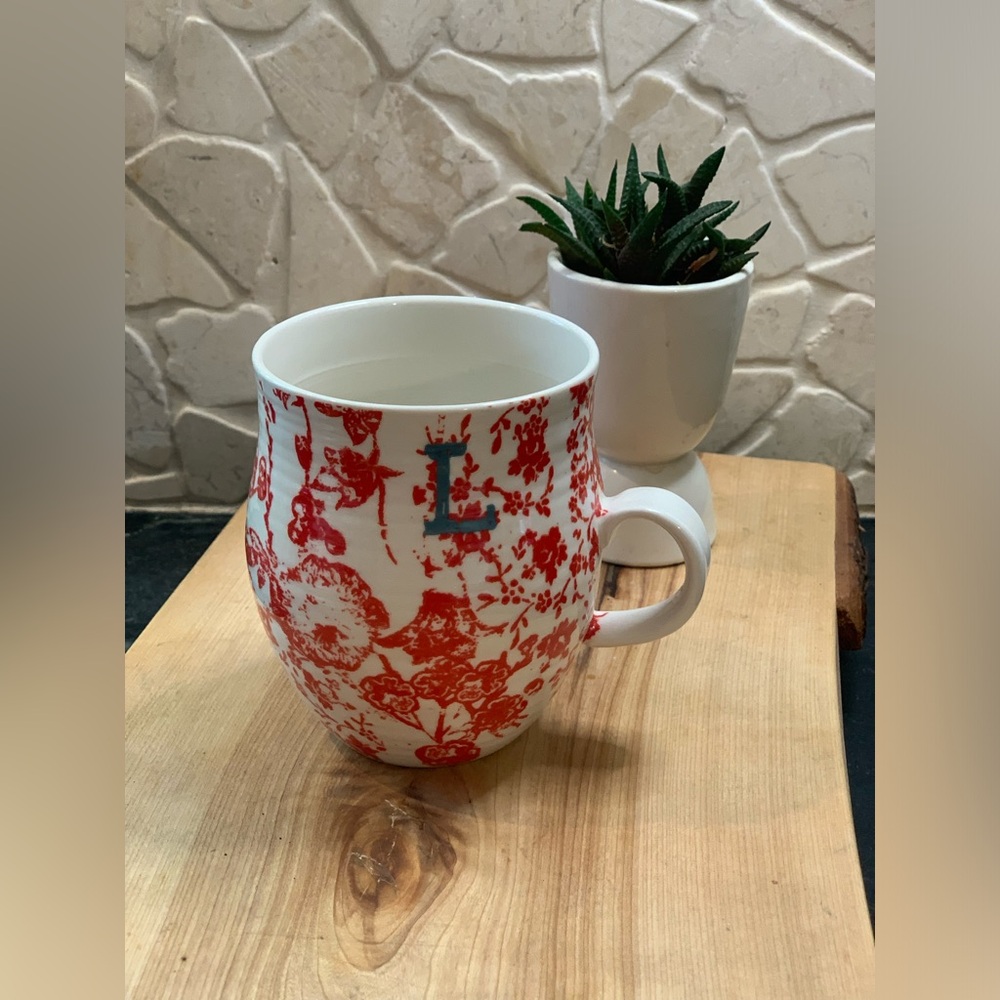 ANTHROPOLOGIE | Homegrown Mug | Initial “L”